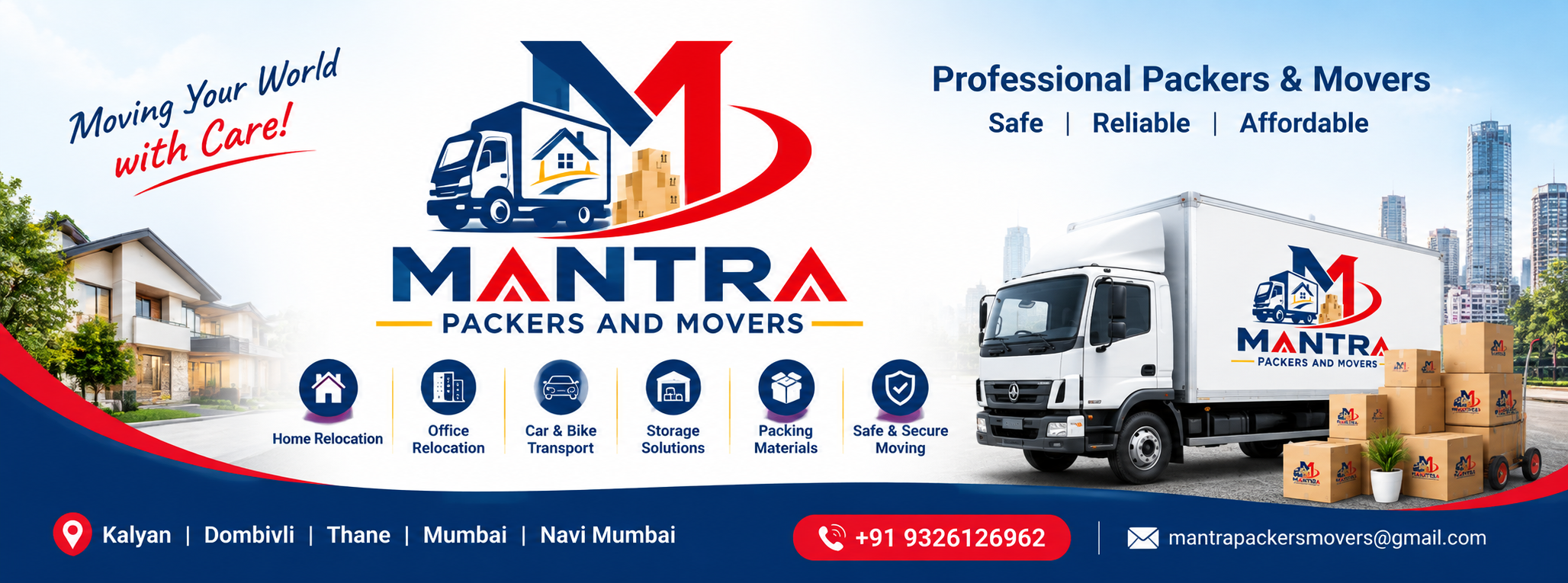 Mantra Packers and Movers Banner